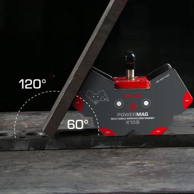 POWERMAG X10B Multivinkel Svejsemagnet med on/off funktion (490N/50kg)